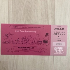日曜日まで限定値下げ❣️ムーミンバレーパーク　招待チケット