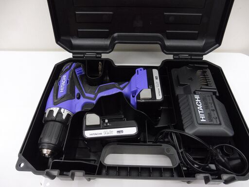 ■HITACHI/日立工機　１４．４Ｖコードレスドライバドリル（電池２個付）　ＦＤＳ１４ＤＧＬ