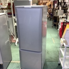 【リサイクルサービス八光　田上店　安心の1か月保証　配達設置ok】三菱電機 MITSUBISHI ELECTRIC MR-P17Y-S [冷蔵庫 Pシリーズ （168L・右開き） ピュアシルバー]