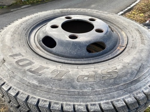 取引中です！7.00R16 12PR  DUNLOP SPLTO1 三菱　キャンター用　6本セット