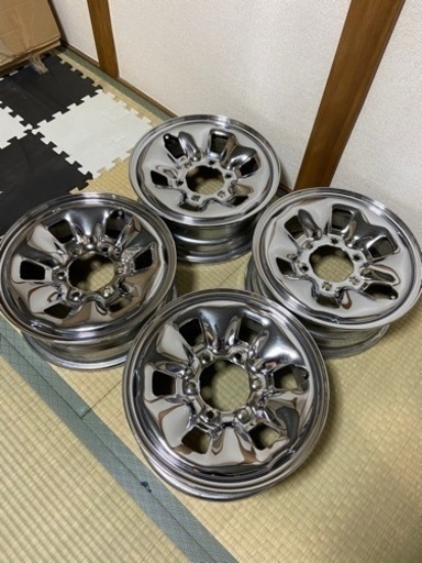 ベスト ハイラックス純正メッキホイール 15インチ ハイエース等に 