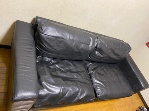 無印良品 本革ソファ
