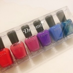 ZOYA 新品カラーポリッシュ(マニキュア) 新色6本セット【新...