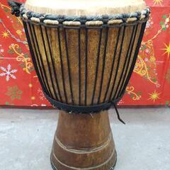 シャンべ　アフリカ民芸楽器　直径約33cm   高さ約55cm ...