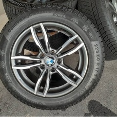 【ネット決済】BMW X3シリーズ冬用タイヤ4本セットホイール付