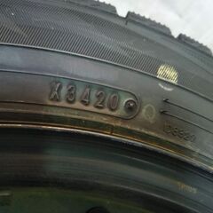 冬 ホンダ純正 2020年【~95％ 富山】フィット シャトル インサイト グレイス 185/60R15 日本製 ダンロップ 中古 スタッドレス 4本