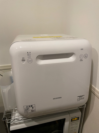 アイリスオーヤマ 食洗機 食器洗い乾燥機 工事不要 コンパクト 上下ノズル洗浄 ホワイト ISHT-5000-W