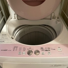 自動洗濯機4.5kg  0円　SHARP 