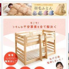未使用タグ付き ローズティアラ大きいサイズ42 -美品　子供二段ベッド
