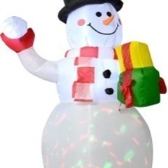 クリスマス 光る 雪だるま サンタクロース LED付き