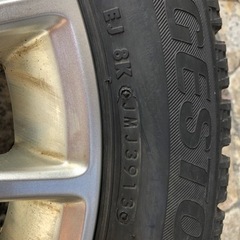 ブリザックVRXZ 205/55R16スタッドレスタイヤ。BORBET KBA46044セット（アルミ付き）