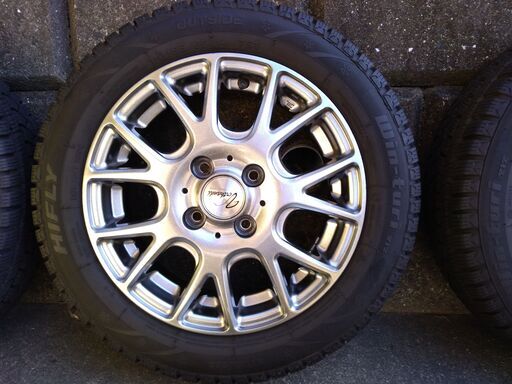 平日でも引渡可』軽自動車用 155/65R14 75T スタッドレスタイヤ アルミ 