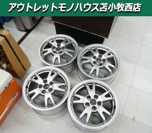 トヨタ純正ホイール 4本セット 15×6J 5穴 PCD100 オフセット45 15 