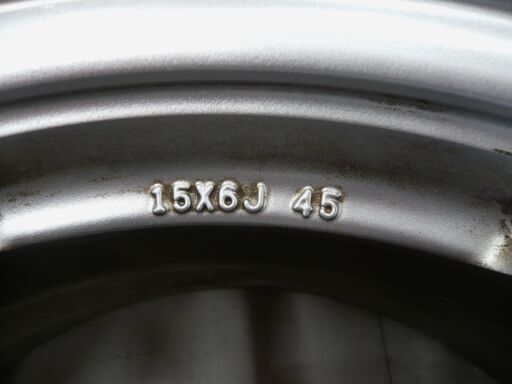 トヨタ純正ホイール 4本セット 15×6J 5穴 PCD100 オフセット45 15 
