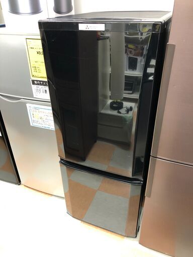 冷蔵庫 ミツビシ MR-P15A-B　2016年製 ※クリーニング/動作チェック済み(当店6ヵ月保証)