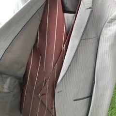 結婚式　スーツ　蝶ネクタイ付き　ライトグレー