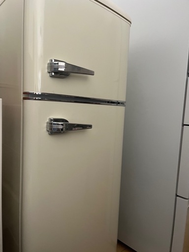 冷蔵庫 81L 右開き（オフホワイト）