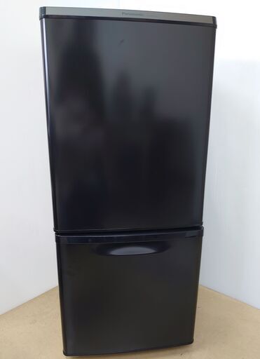 Panasonic/パナソニック」の2ドア冷凍/冷蔵庫 NR-BW14AC-K形 右開き型 黒 2018年製