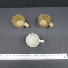【陶器製】マグカップ（3個）