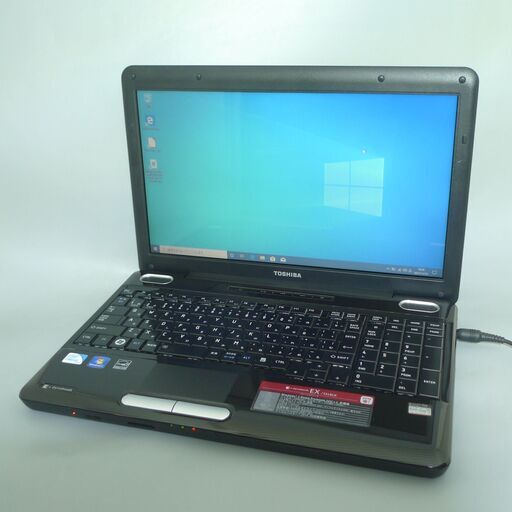 即使用可 ブラック ノートパソコン 中古良品 15型 東芝 dynabook EX/35LBLK Celeron 4GB DVDマルチ 無線LAN Wi-Fi Windows10 Office