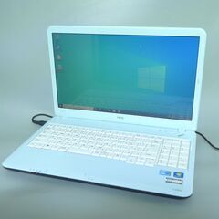 中古美品 ミントグリーン ノートパソコン 15.6型ワイド NEC PC-LS550BS6L Core i5 4GB 500GB DVDマルチ 無線 Wi-Fi Windows10 Office 中古美品 ミントグリーン ノートパソコン 15.6型ワイド NEC PC