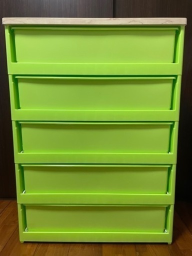 週末限定値下げ トイストーリー 5段チェスト Mℹ てだこ浦西の収納家具 タンス 衣類収納 の中古あげます 譲ります ジモティーで不用品の処分