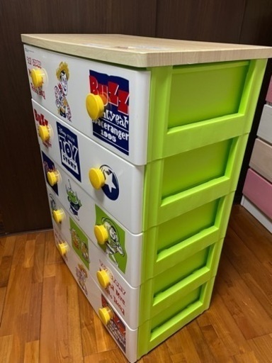 週末限定値下げ トイストーリー 5段チェスト Mℹ てだこ浦西の収納家具 タンス 衣類収納 の中古あげます 譲ります ジモティーで不用品の処分
