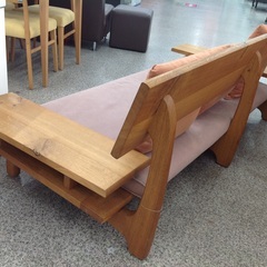 飛騨産業 ナラ材フレーム 森のことばシリーズ 3人掛けソファー【9650749】