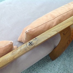 飛騨産業 ナラ材フレーム 森のことばシリーズ 3人掛けソファー【9650749】