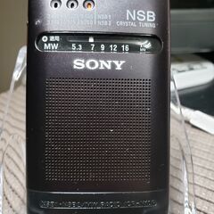 ソニー　AM短波ラジオ　ICR-N10R　（1996年製）　ジャンク品