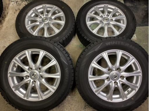 【売切れ】195/65R15・スタッドレスタイヤ、アルミホイール4本セット・富山市　格安