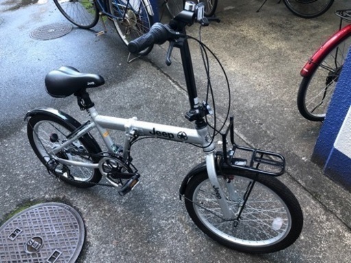 折りたたみ自転車Jeep【本日引取りの方限定価格】
