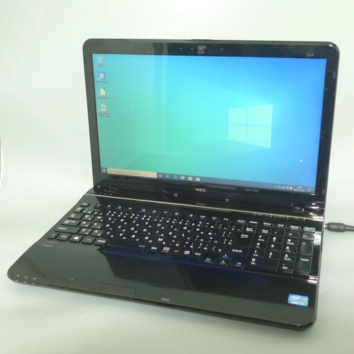 新品爆速SSD 黒 ノートパソコン 中古良品 15.6型 NEC PC-LS350LS1YB 第3世代 Core i3 4GB Blu-ray 無線 webカメラ Windows10 Office