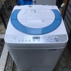値下げ⭐︎シャープ　7kg洗濯機　ES-GE70R-A  2015年製