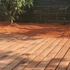 瓦チップオレンジ色、砂系統トン売り