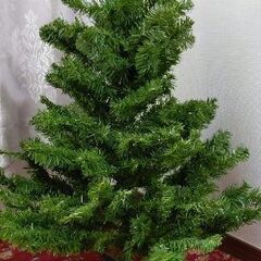 クリスマスツリー120cm(電飾、飾り付き)