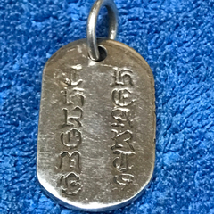 (クロムハーツ) CH レイズド セメタリー クロス ドッグタグ ペンダントトップ