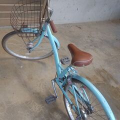 【ネット決済】娘が乗っていた　自転車　２４インチ　水色