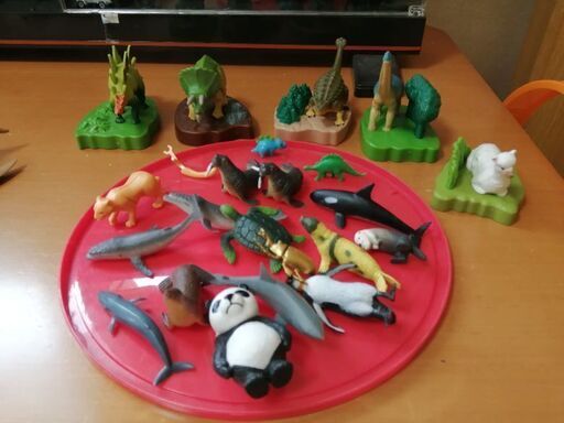 動物おもちゃ恐竜魚子供大量アニアハッピーセット 値下げ対応不可 福のその他の中古あげます 譲ります ジモティーで不用品の処分