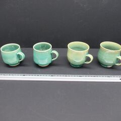 【陶器製】コーヒーカップ（4個）