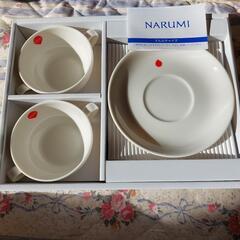【ネット決済】ナルミ NARUMI 高級ペアスープカップ＆ソーサー