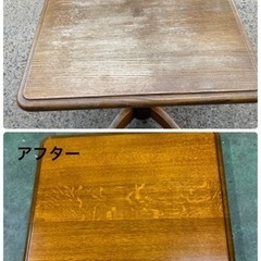 テーブル、椅子の塗り直し修理