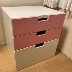 IKEA STUVA 子供用収納（イケア　ストゥーバ）ピンク