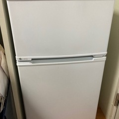 【引き取りに来てくださる方無料】U-ING90L 冷凍・冷蔵庫2...