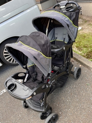 値下げ】Baby Trend 2人乗りベビーカー