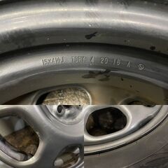 【DUNLOP ENASAVE EC300 165/60R15】夏タイヤ【SUZUKI ハスラー 純正ホイール 15インチ 4.5J4HPCD100】　(TG646) クレジットカード QRコード決済可能