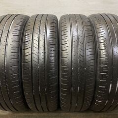 【DUNLOP ENASAVE EC300 165/60R15】夏タイヤ【SUZUKI ハスラー 純正ホイール 15インチ 4.5J4HPCD100】　(TG646) クレジットカード QRコード決済可能