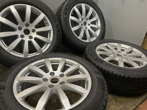 MICHELIN PILOT ALPIN5 SUV 255/55R19 275/50R19【ポルシェ 現行型カイエン 9YO 純正ホイール 19インチ8.5J/9.5J5HPCD130+47/+54】(VTY400) クレジットカード QRコード決済可能