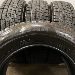 BS BLIZZAK VRX2 195/65R15 15インチ スタッドレス 4本 2017年製 バリ溝 ステップワゴン ヴォクシー セレナ ノア等　(TG653)クレジットカード QRコード決済可能