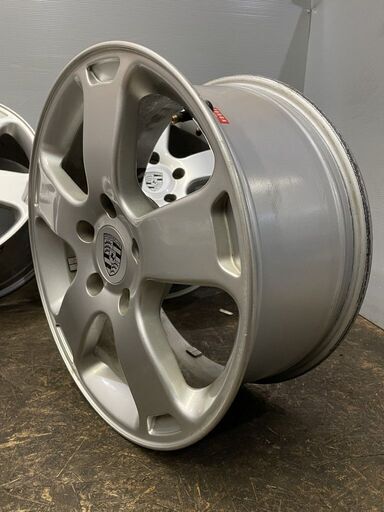 TARGA 社外ホイール 18インチ 4本 8J5HPCD130+55 ポルシェキャップ 